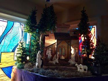 SFR Baptismal Font Christmas