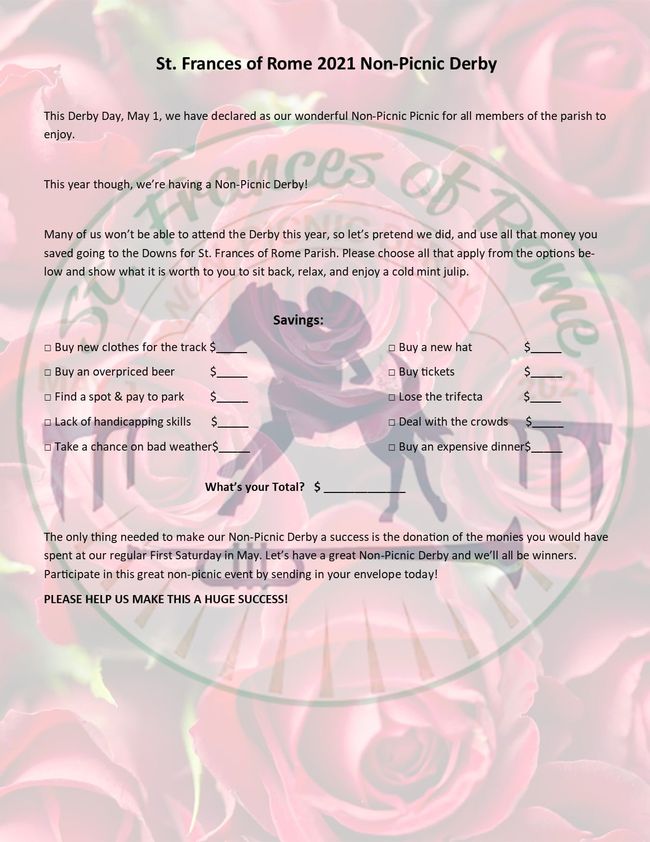 Non Picnic Derby final version