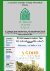 Weekly Newsletter - 2/27/2025