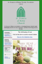 Weekly Newsletter -3/20/25